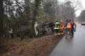 Container LKW umgestuerzt Koeln Brueck Bruecker- Dellbruecker Mauspfad P031